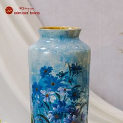 Lọ Hoa Vẽ Tay Cúc Họa Mi