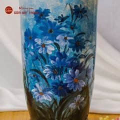 Lọ Hoa Vẽ Tay Cúc Họa Mi