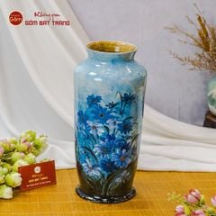 Lọ Hoa Vẽ Tay Cúc Họa Mi