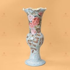 Lọ Hoa Vẽ Tay Hoa Mẫu Đơn