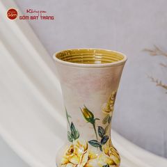 Lọ Vuốt Vẽ Hoa Hồng Vàng