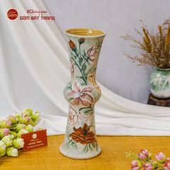 Lọ Hoa Vẽ Tay Loa Kèn