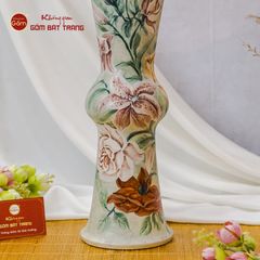 Lọ Hoa Vẽ Tay Loa Kèn