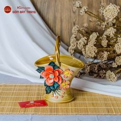 Lọ Làn Đắp Hoa Nổi