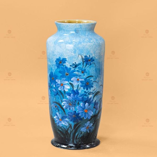 Lọ Hoa Vẽ Tay Cúc Họa Mi
