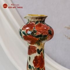 Lọ Vẽ Tay Hoa Đỗ Quyên