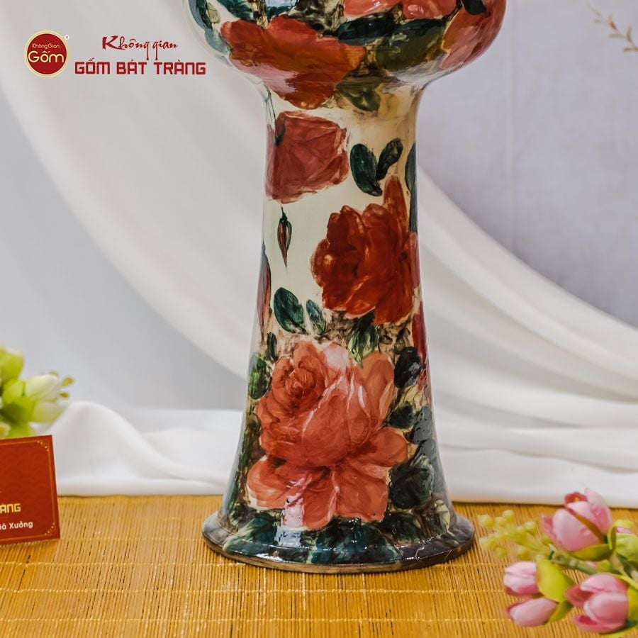 Lọ Vẽ Tay Hoa Đỗ Quyên