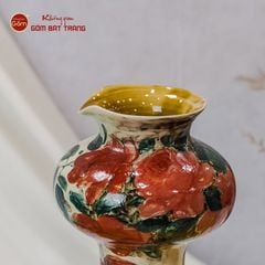 Lọ Vẽ Tay Hoa Đỗ Quyên