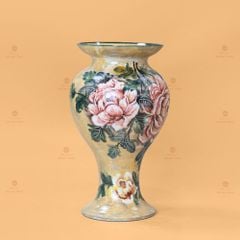 Lọ Vẽ Tay Hồng Hoa