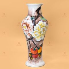 Lọ Vẽ Tay Phù Dung Hoa