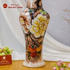 Lọ Vẽ Tay Phù Dung Hoa