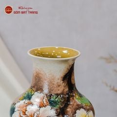 Lọ Vẽ Tay Phù Dung Hoa