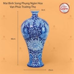 Mai Bình Song Phụng Ngàn Hoa Vạn Phúc Trường Thọ Lam Ngọc Bình An