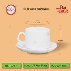 Bộ Ly Tách Cà Phê Long Phương
