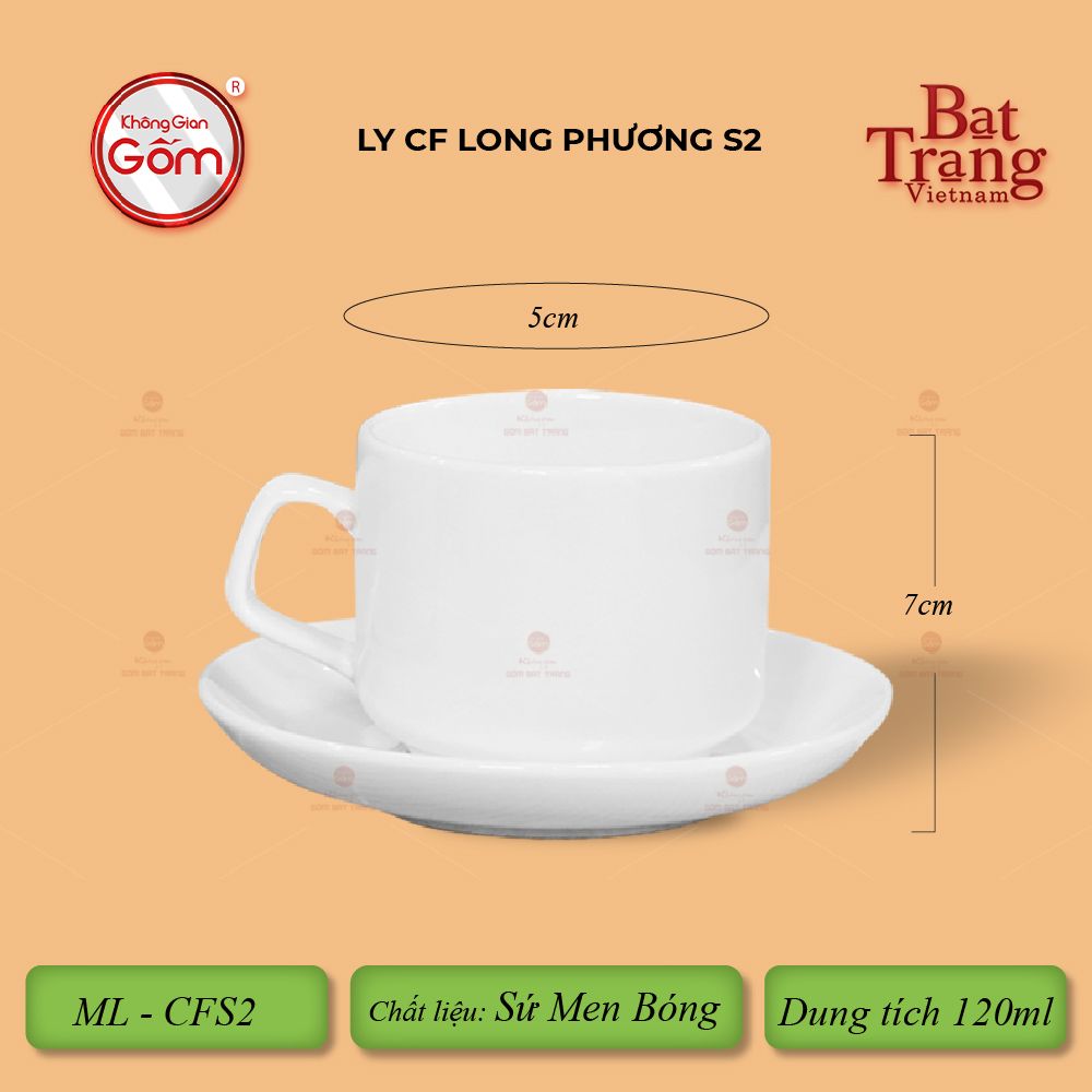 Bộ Ly Tách Cà Phê Long Phương