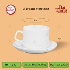 Bộ Ly Tách Cà Phê Long Phương