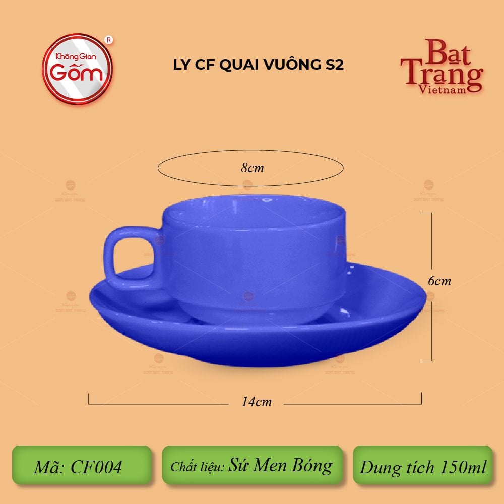 Bộ Ly Tách Cà Phê Sứ