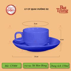 Bộ Ly Tách Cà Phê Sứ