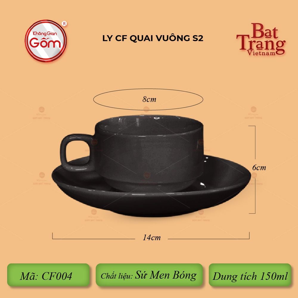 Bộ Ly Tách Cà Phê Sứ