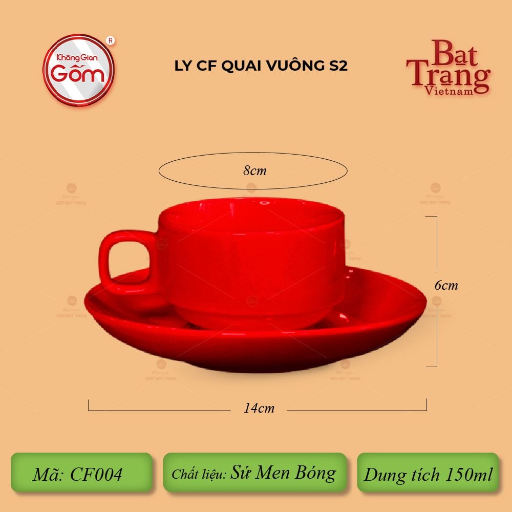 Bộ Ly Tách Cà Phê Sứ