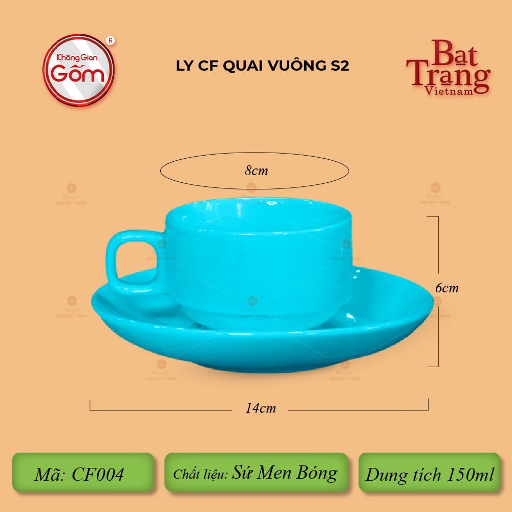 Bộ Ly Tách Cà Phê Sứ