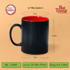 Ly Trụ Quai C Hai Màu