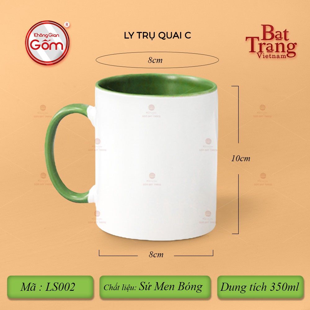 Ly Trụ Quai C Màu