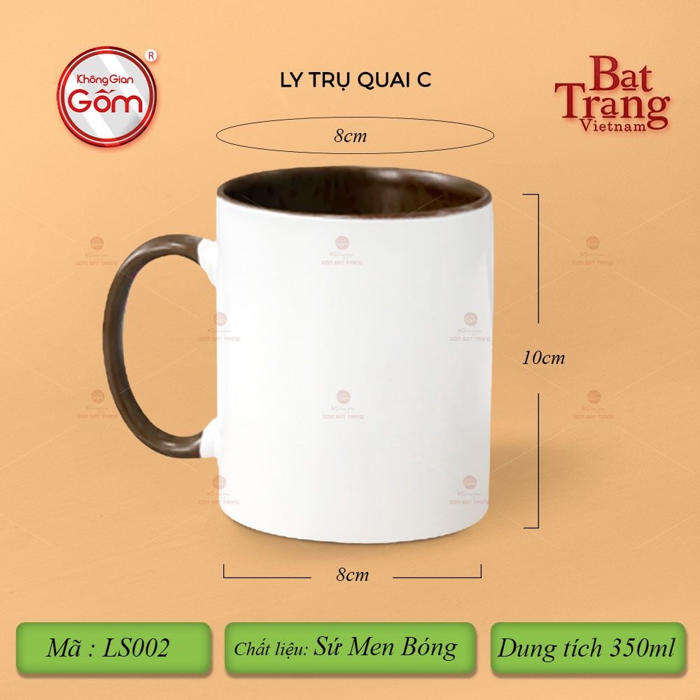 Ly Trụ Quai C Màu