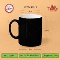 Ly Trụ Quai C Men Bóng