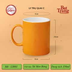 Ly Trụ Quai C Men Bóng