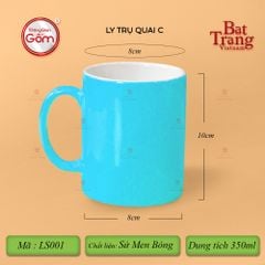 Ly Trụ Quai C Men Bóng