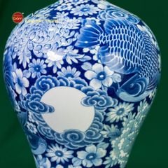 Mai Bình Hoa Ngư Tụ Khánh Lam Ngọc Bình An