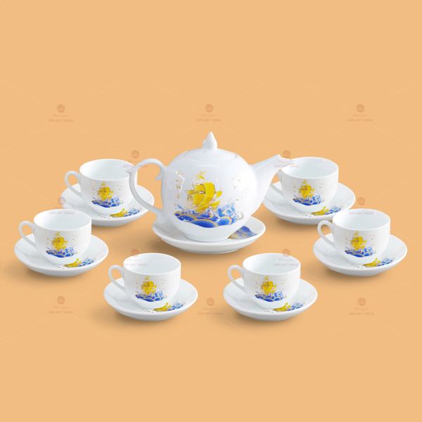 Bộ trà Ngọn lửa Thuận buồm