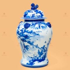 Chóe Ngâm Rượu Men Xanh Trắng 35L