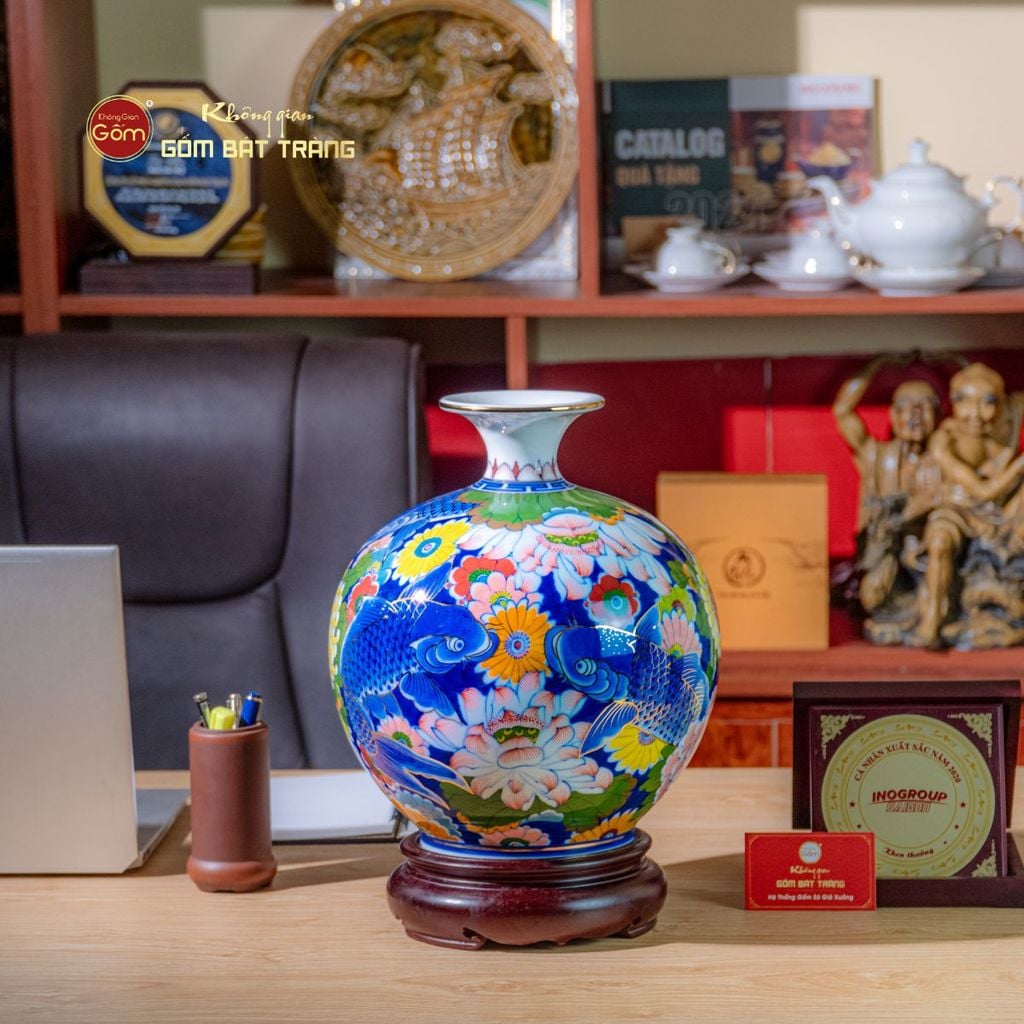 Quả Hút Lộc Cá Chép Tứ Hoa Phú Quý