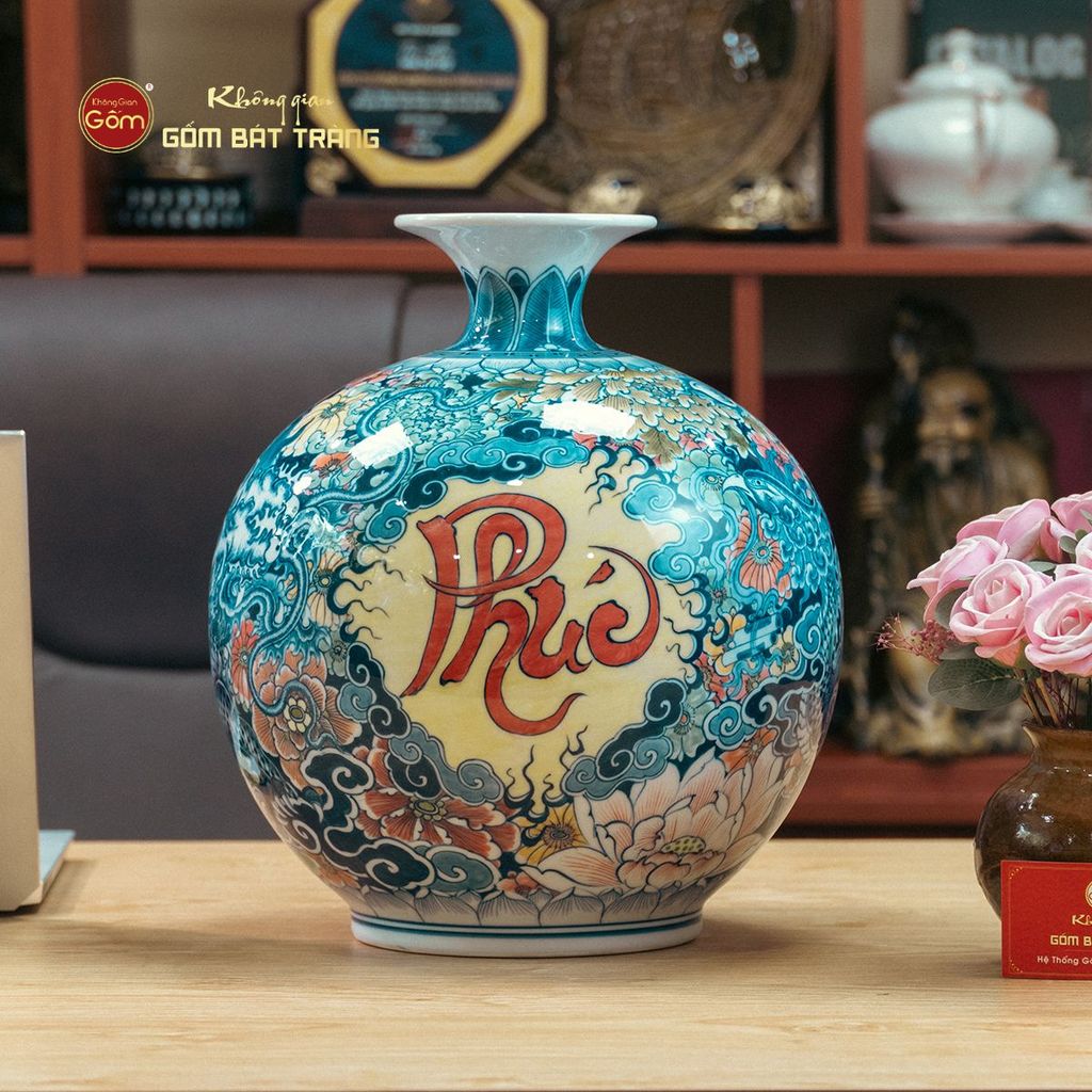 Quả Hút Lộc Long Phụng Triều Phúc Ngàn Hoa