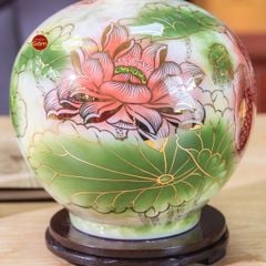 Quả Hút Lộc Lục Bảo Niên Niên Hữu Dư Vẽ Vàng