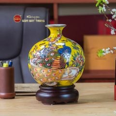 Quả Hút Lộc Men Vàng Công Đào Vẽ Vàng