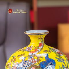 Quả Hút Lộc Men Vàng Công Đào Vẽ Vàng