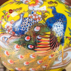 Quả Hút Lộc Men Vàng Công Đào Vẽ Vàng