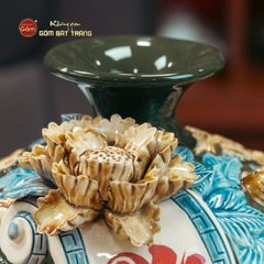 Quả Hút Lộc Men Xanh Lá Phát Tài Phát Lộc Đắp Nổi