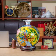 Quả Hút Lộc Nhị Cảnh Công Đào Mã Đáo Thành Công Vẽ Vàng