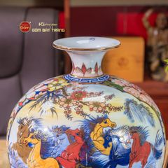 Quả Hút Lộc Nhị Cảnh Thuận Buồm Mã Đáo Thành Công Vẽ Vàng