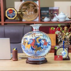 Quả Hút Lộc Nhị Cảnh Thuận Buồm Mã Đáo Thành Công Vẽ Vàng