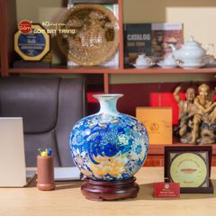 Quả Hút Lộc Phúc Lộc Thọ Vẽ Vàng