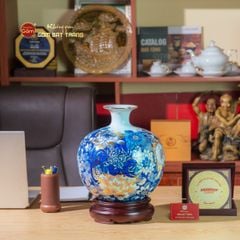Quả Hút Lộc Phúc Lộc Thọ Vẽ Vàng