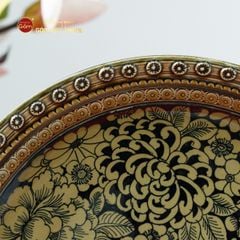 Đĩa Trưng Bày Hoa Phú Quý Cát Tường