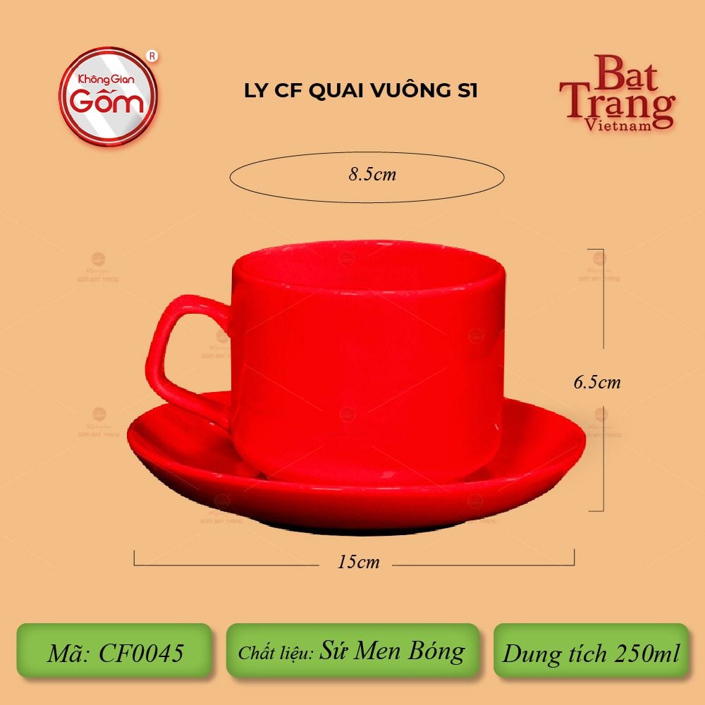 Bộ Ly Tách Cà Phê Sứ