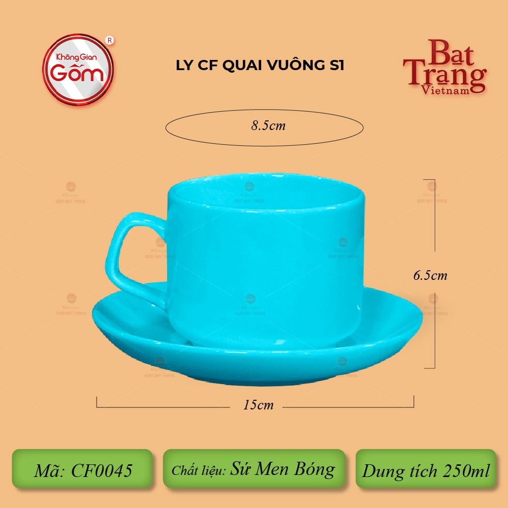 Bộ Ly Tách Cà Phê Sứ