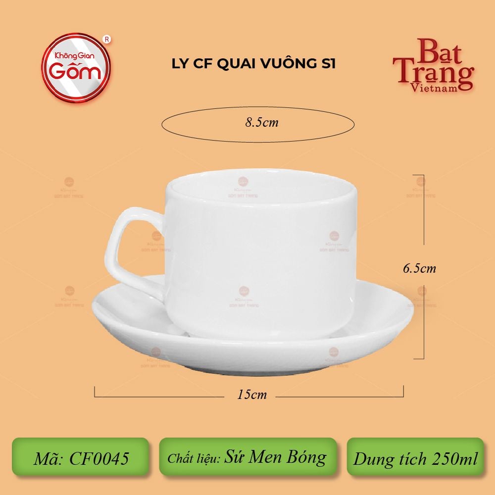 Bộ Ly Tách Cà Phê Sứ